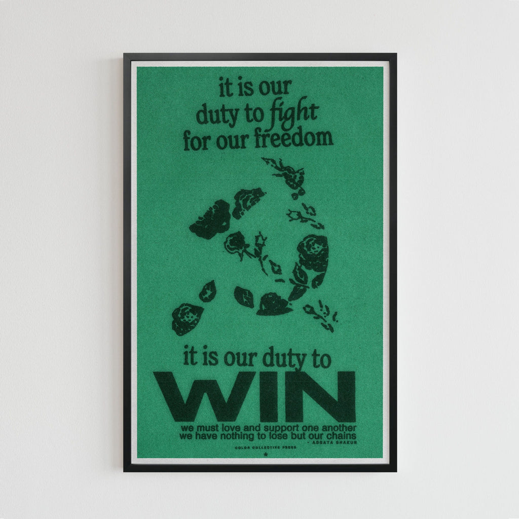 Assata Shakur Quote (11 x 17 Poster print)