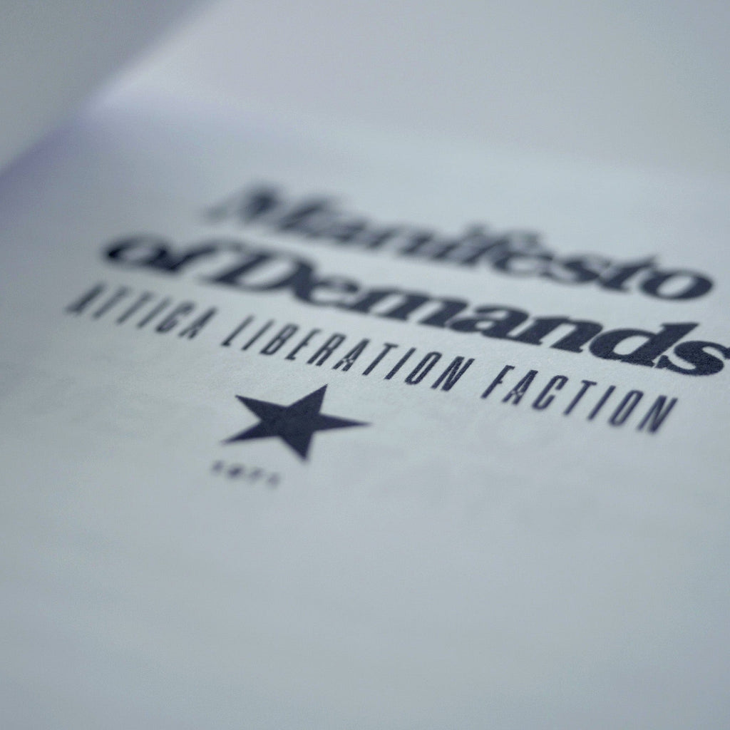 1971: Manifesto of Demands (Attica Liberation Faction)
