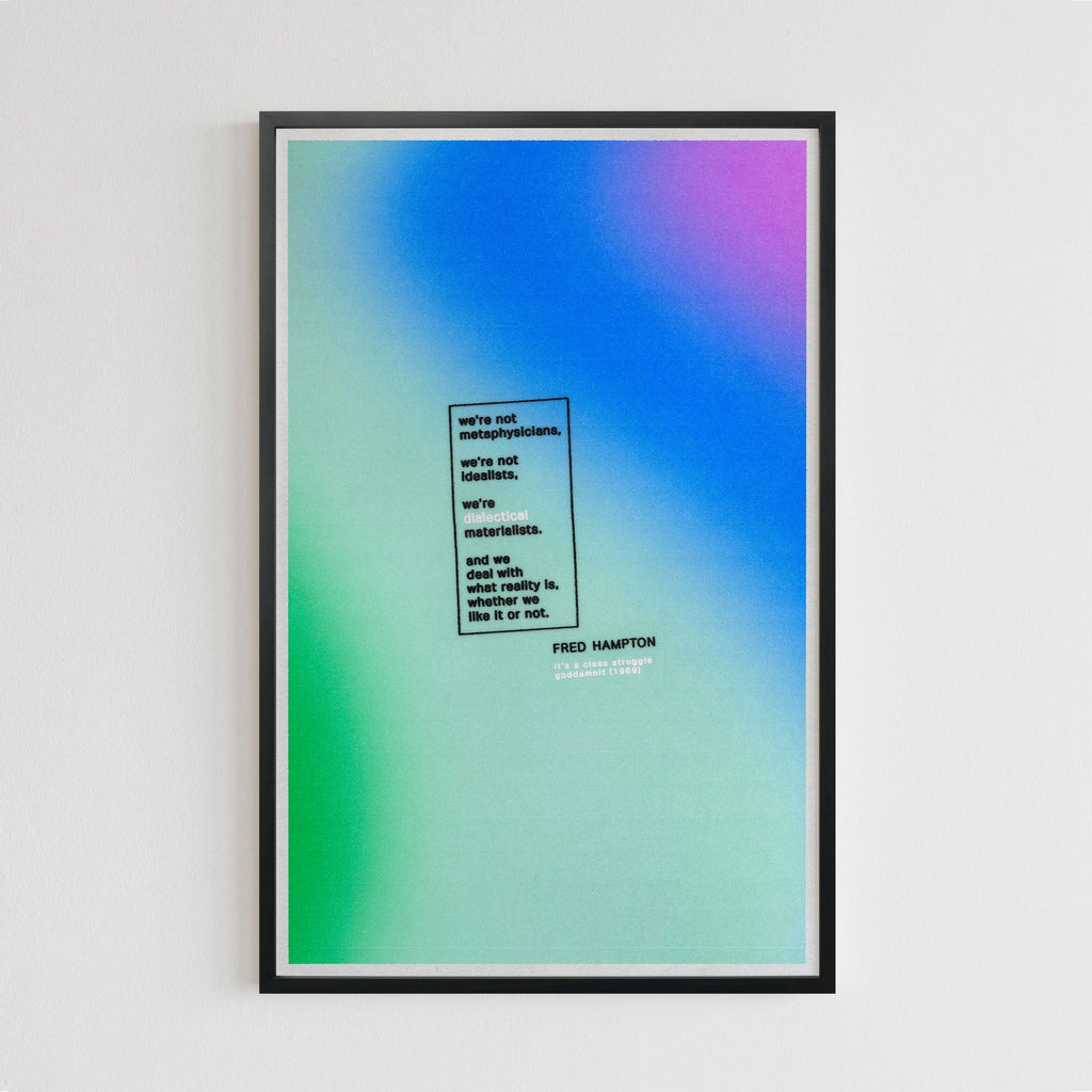 Fred Hampton QUOTE (11 x 17 Poster print) - Color Collective Press